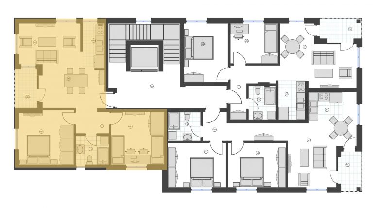 Bosanska-25-osnova-1,2-sprat-65,67m2