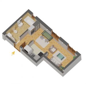 Garsonjera 29.28m2 Bosanska 25 Požarevac novogradnja