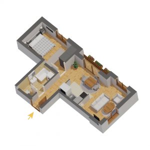 Jednoiposobni-43,40m2-Bosanska-25