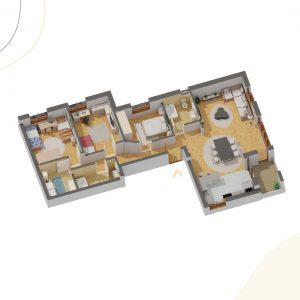 Bosanska 25 troiposoban 112,53m2 Požarevac